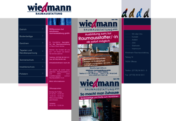 Wiedmann Raumausstattung, Offenau