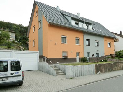 moderne Außenfassade Haus