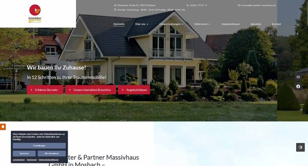 Screenshot kirstaetter-massivhaus.de