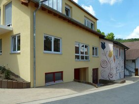 Haus mit Mineralputz und Mineralfarbe nahe Heilbronn