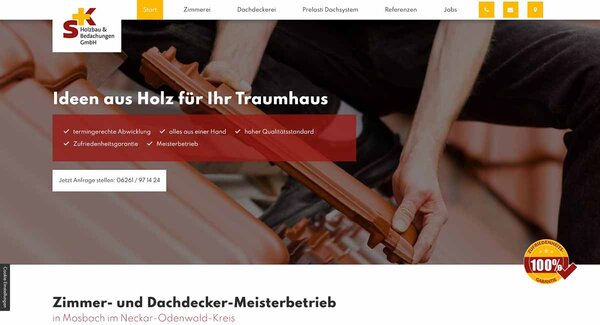Screenshot s-k-holzbau.de