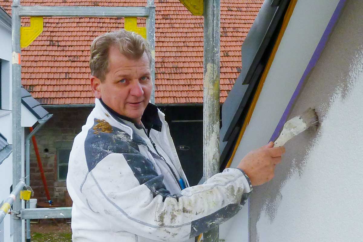 Portrait Malermeister Günter Kressner